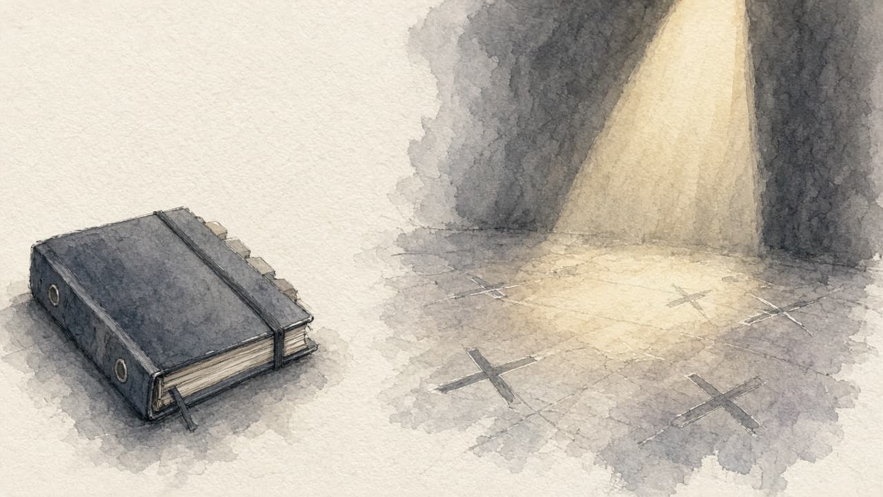 Decorative watercolor and charcoal illustration for the Stage Director career